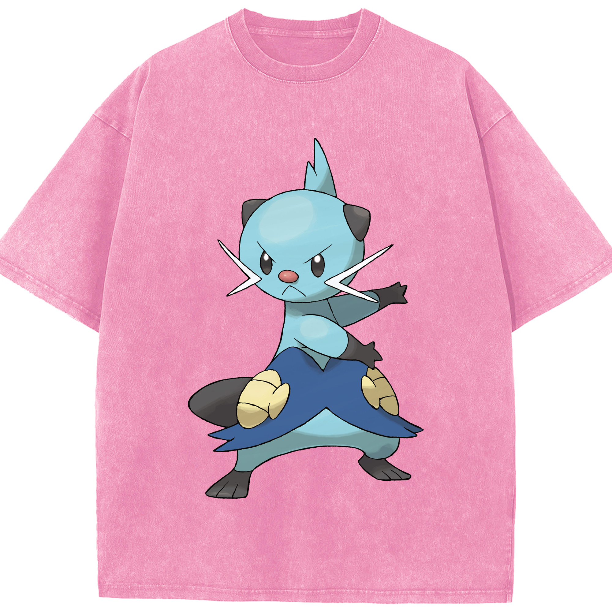 （画像用） ポケットモンスター Pokémon 綿100% ヴィンテージ風 半袖Tシャツ（フロントプリント）